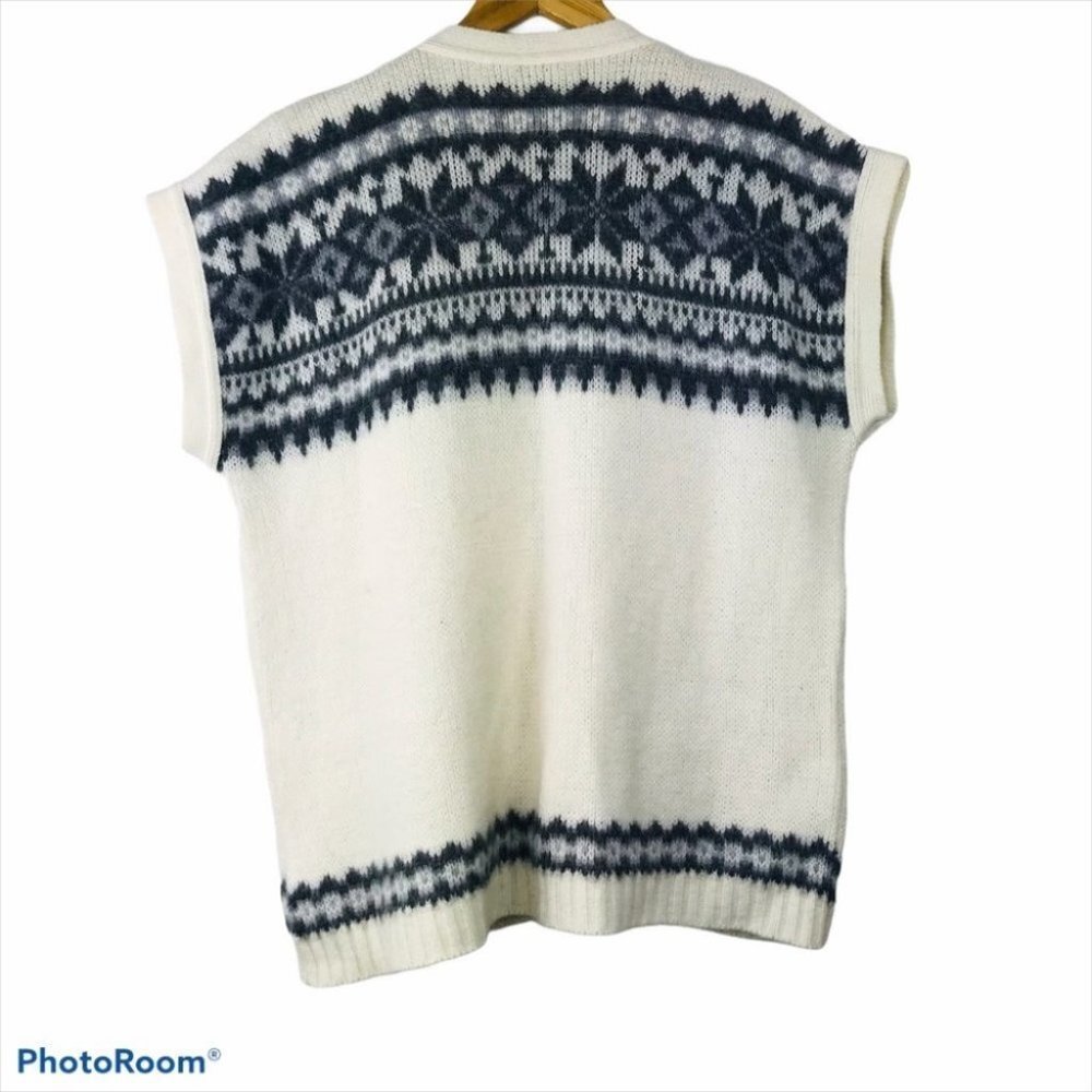Ice Castles Drops Design  cap sleeve white cardigan size M - Picture 3 of 14